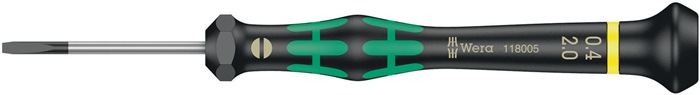 Elektronik-Feinmechanik-Schraubendreher 2035 2mm Klingen-L.40mm WERA