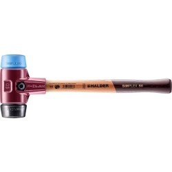 Schonhammer SIMPLEX L.350mm Kopf-D.50mm weich/mittelh.HO TPE-soft blau/Gu.schw.