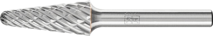 Frässtift KEL D.12mm Kopf-L.30mm Schaft-D.6mm HM Verz.STEEL PFERD
