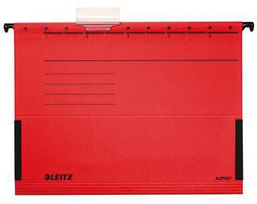 Leitz Hängetasche ALPHA 19860025 A4 Karton rot 25 St./Pack.
