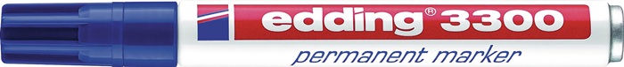 Permanentmarker 3300 blau Strich-B.1-5mm Keilspitze EDDING