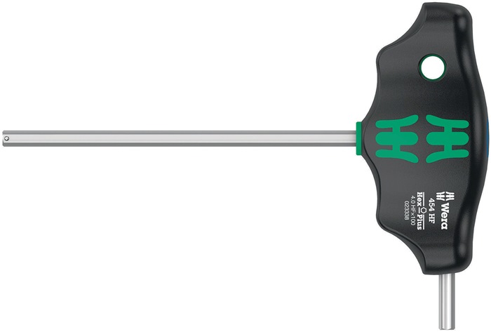Sechskantschraubendreher 454 HF SW 4mm Klingenlänge 100mm Quergriff Hex-Plus