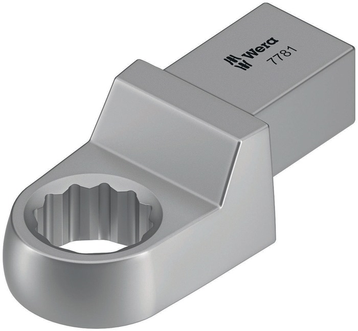 Einsteckringschlüssel 7781 SW 24mm 14x18mm CV-Stahl WERA