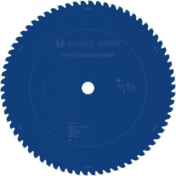Kreissägeblatt EXPERT Stainless Steel AD 355mm Z.70 Bohr.25,4mm Schnitt-B.2,5mm