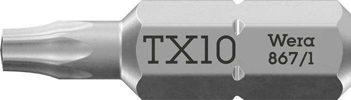 Bit 867/1 1/4 Zoll T 10 L.25mm WERA