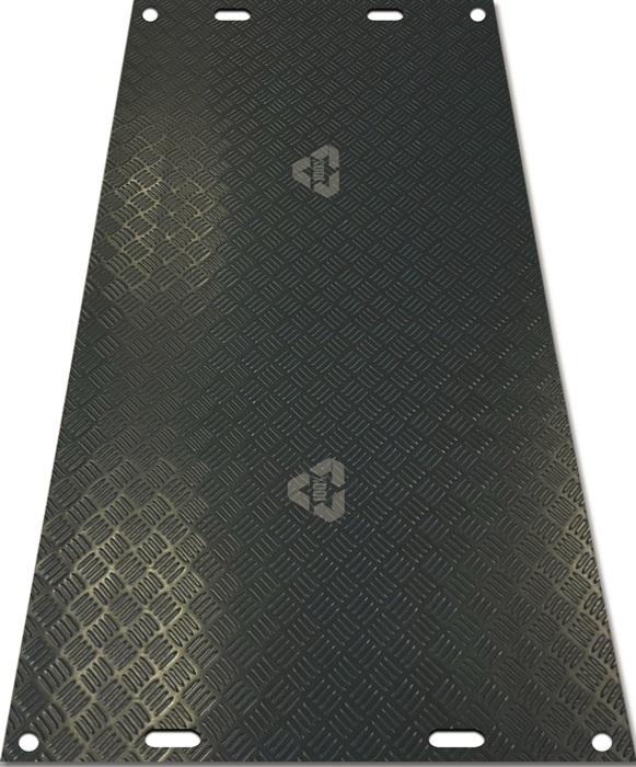 Bodenschutzmatte L2000xB1000xH15mm recyceltes PE (PE) 27,3kg DANREC