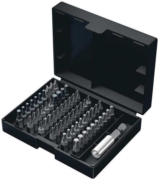 Bitsortiment Bit-Safe Classic 4 61-tlg.Schlitz/PH/PZD/TX/6Kt.WERA