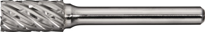 Frässtift ZYA-S Special Steel D.10mm Kopf-L.20mm Schaft-D.6mm HM Verz.Kreuz TW