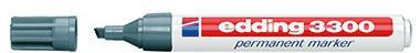 edding Permanentmarker 3300 4-3300012 1-5mm Keil grau