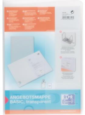 Oxford Angebotsmappe image basic 100551988 DIN A4 farblos tr