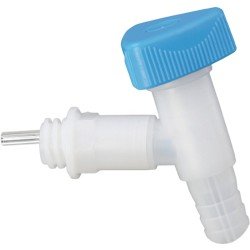 Auslaufhahn HD-PE 19mm Breitgewinde D 22mm lebensmittelbeständig HÜNERSDORFF