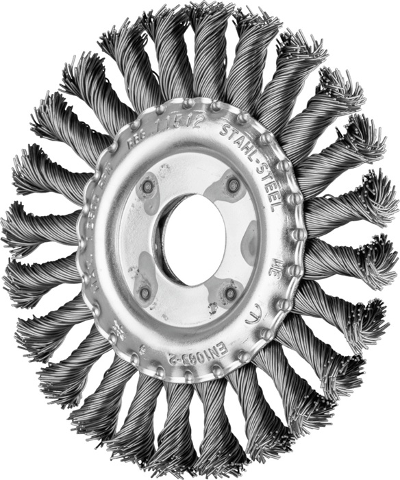Rundbürste RBG D.115mm Drahtstärke 0,5mm STA 12mm 12500min-¹
