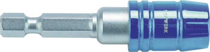 Bithalter 1/4 Zoll F 6,3 1/4 Zoll C 6,3+E 6,3 SWF L.65mm TECWERK