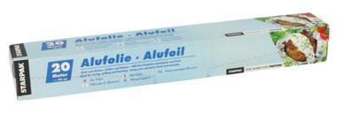 PAPSTAR Aluminiumfolie 14020 30cmx20m 0,011mm silber