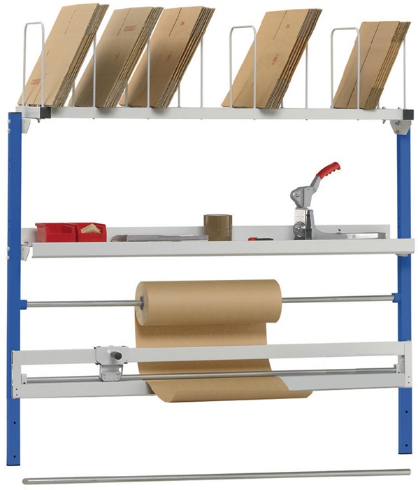 Packtischanbausystem f.Packtischbreiten 1600 u.2000mm Variante 2 ROCHOLZ