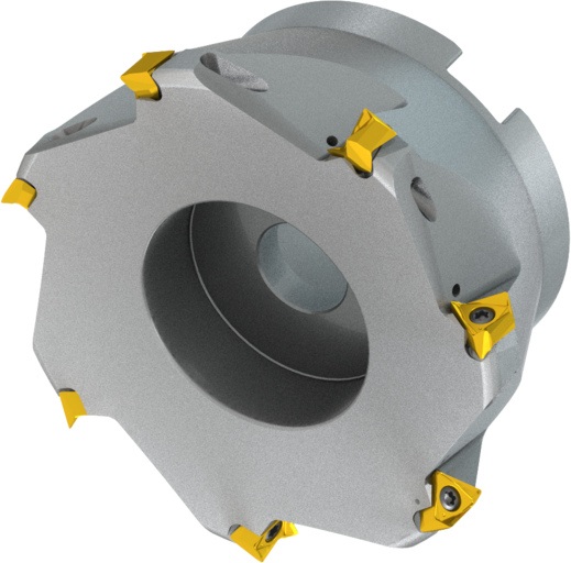 Schulterfräser ISO 125A07R-S90TN16-C D.40mm Rechtslauf Schneid-D.125mm