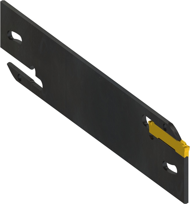 Doppelseitiges Schwert ISO GL2-S26KB Einstechtiefe 35mm PRAMET