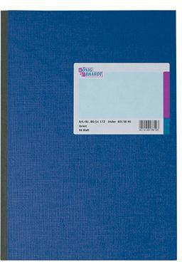 König & Ebhardt Kladde 8616172 DIN A6 liniert 96Blatt blau