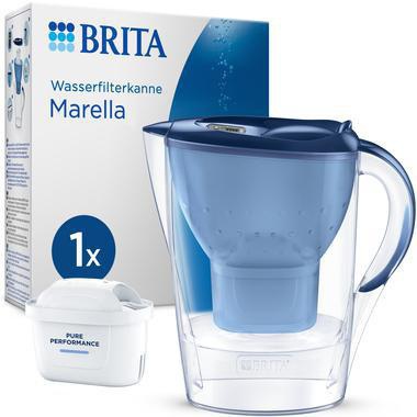 BRITA Wasserfilter Marella 125233 inkl. MX PRO blau