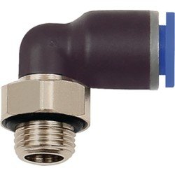L-Steckverschraubung Bl.Ser.AG G 1/2 Zoll SW 24mm m.O-Ring,drehb.zyl.8mm RIEGLER
