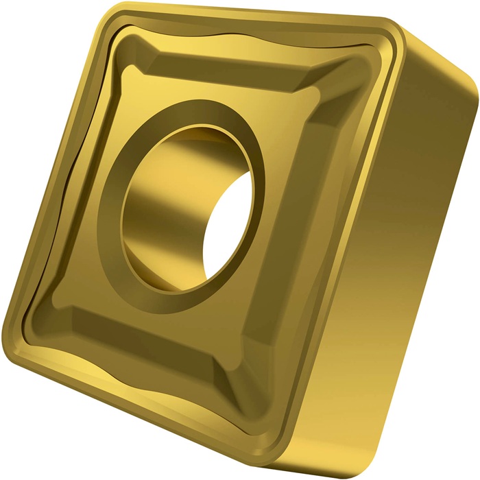 Drehwendeschneidplatte ISO SNMG 120408E-R:6640 D.5,16mm MT-CVD beschichtet Gold