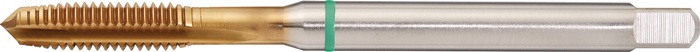Maschinengewindebohrer DIN 371B Univ.M5x0,8mm HSS-Co TiN 6H TECWERK