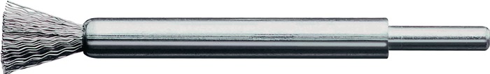 Pinselbürste D.12mm Schaft 6mm Drahtstärke 0,3mm STA 15000min-¹ LESSMANN