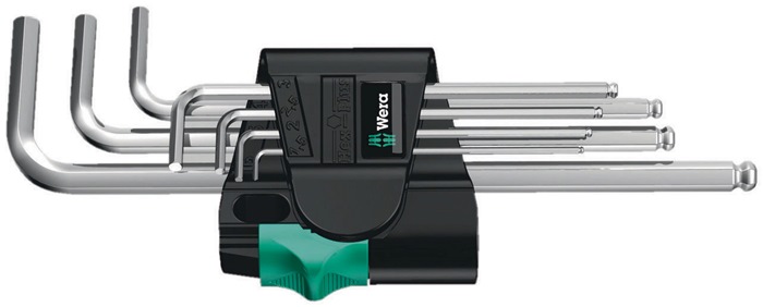 Winkelschraubendrehersatz 950 PKL 7-tlg.Ku.-Halter SW 1,5-6mm Kugelk.