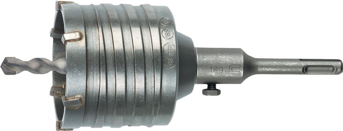 Schlagbohrkrone D.68mm Gesamt-L.120mm f.Steckd.SDS-plus Schaft HELLER