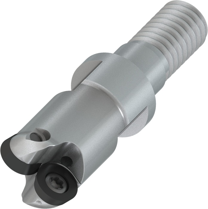 Kopier-Planfräser ISO 10E2R020M06-SRD05-CF D.6,5mm m. Wendeplatte Schneid-D.10mm