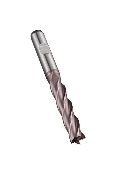 Schaftfräser C295 DIN 844 L D.2mm Schneiden-L.10mm HSS-E-PM TiCN 30Grad Z.4