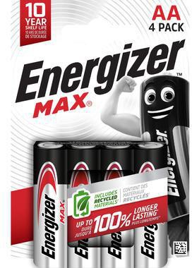 Energizer Batterie Max Alkaline E303323700 AA LR6 4St.