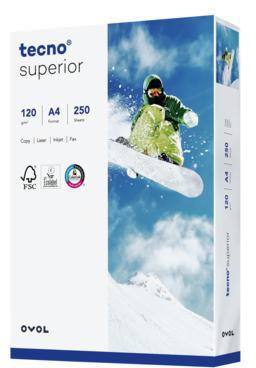 inapa tecno Kopierpapier Superior 2100011530 A4 120g 250 Bl./Pack.