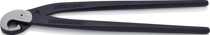 Fliesenlochzange 200mm Spezial-Werkzeugstahl Griff geschmiedet,ölgehärtet KNIPEX