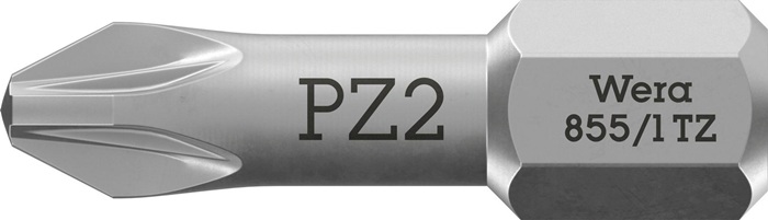 Bit 855/1 TZ 1/4 Zoll PZD 2 L.25mm Torsionszone,zähh.WERA