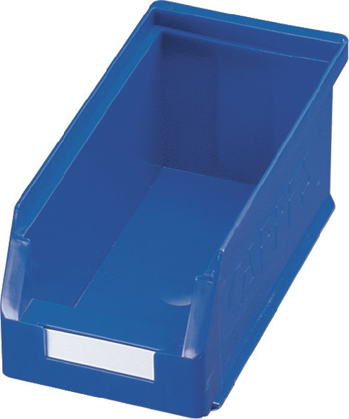 Sichtlagerkasten L290xB140xH130mm PE blau RASTERPLAN