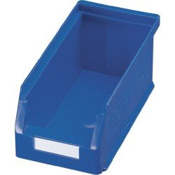 Sichtlagerkasten L290xB140xH130mm PE blau RASTERPLAN