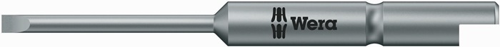 Bit 800/9 C Schlitz Klingendicke0,4xB2mm L.44mm CV-Molybdän hart Halfmoon4mm