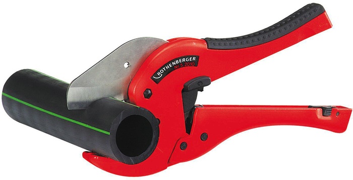 Kunststoffschere ROCUT® TC 50 Prof.0-50mm PP/PE/PB/PEX/PVDF ROTHENBERGER