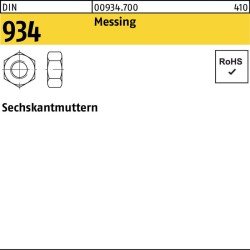 Sechskantmutter DIN 934 M14 Messing 250 Stück