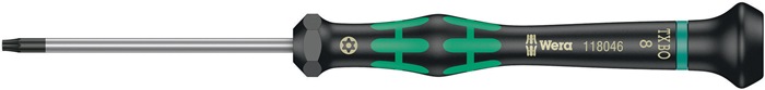 Elektronik-Feinmechanik-Schraubendreher 2067 T-BO 8 Klingen-L.60mm WERA