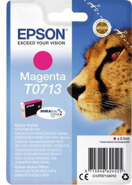 Epson Tintenpatrone C13T07134012 250Seiten 5,5ml magenta