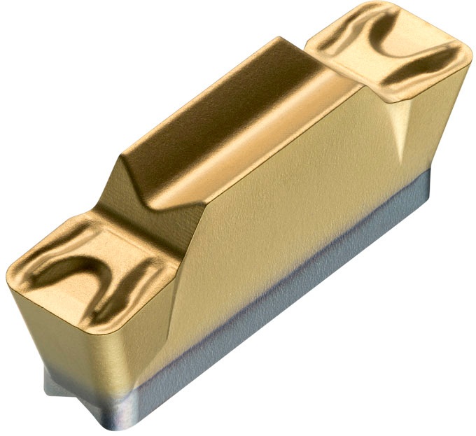 Drehwendeschneidplatte ISO LCMF 041608-F:T8330 Tiefe 3mm PVD beschichtet Gold