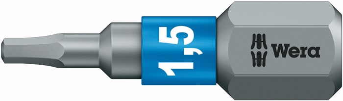 Bit 840/1 BTZ Hex-Plus Innen-6-kant SW1,5mm 6-kantantrieb1/4Zoll L.25mm Wera