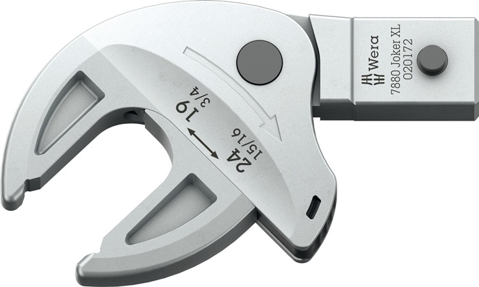 Einsteckwerkzeug 7880 Joker XL SW 19-24mm 14x18mm CV-Stahl WERA