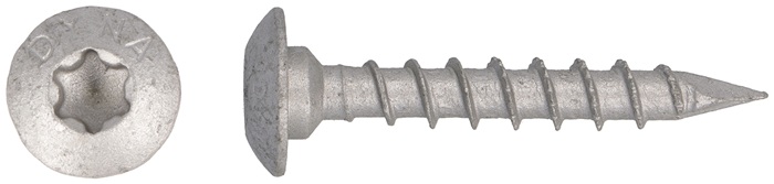 Gartenbeschlagschraube 6x40mm m.schwarzem Kopf TX-30 AR 40mm 50 St.DYNAPLUS