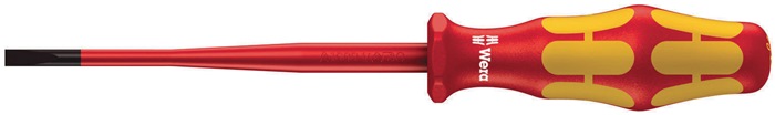 Schraubendreher 160 iSS VDE Schlitz Klingen-B4xDicke0,8xL100mm Griff-L.81mm Wera