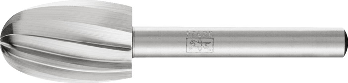 Frässtift O1625 D.16mm Kopf-L.25mm Schaft-D.6mm HSS Verz.ALU PFERD