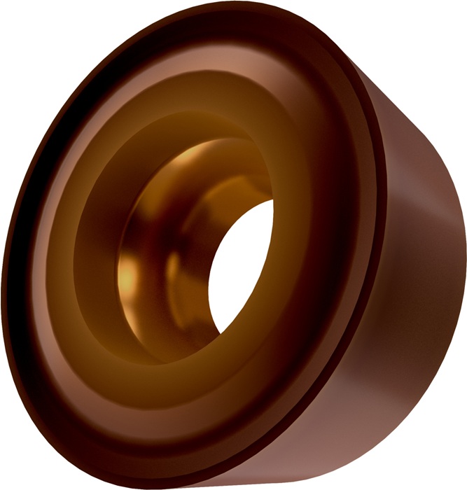 Drehwendeschneidplatte ISO RCMT 1606MOE-RM3:T8430 D.5,5mm PVD beschichtet