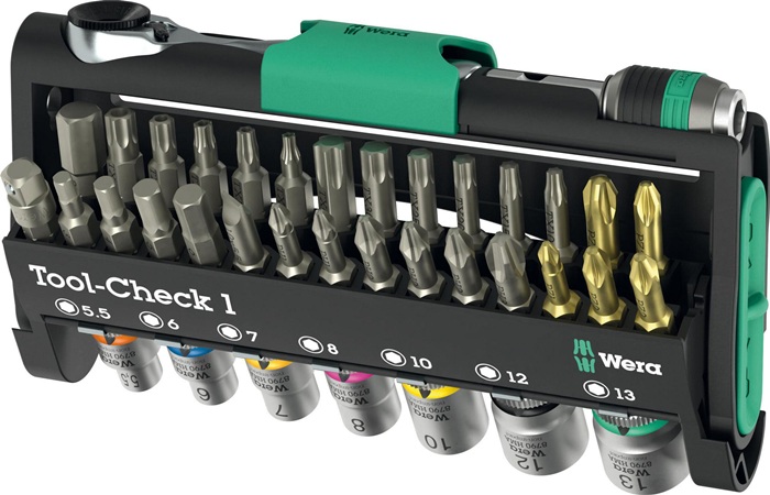 Bit-/Steckschlüsselset Tool-Check 1 38-tlg.WERA